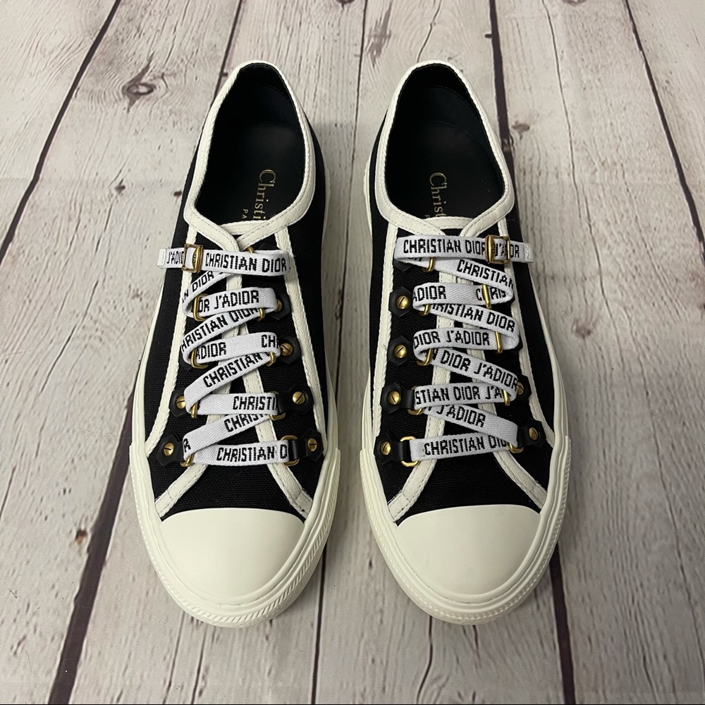 🔥 Christian Dior Walk N Dior black sneakers size 37
